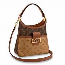 Louis Vuitton Hobo Dauphine PM Bag In Monogram Reverse Canvas M45194 Louis Vuitton Hobo Dauphine PM Bag In Monogram Reverse Canvas M45194