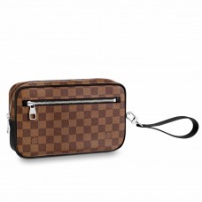 Louis Vuitton Kasai Clutch In Damier Ebene Canvas N41663 Louis Vuitton Kasai Clutch In Damier Ebene Canvas N41663
