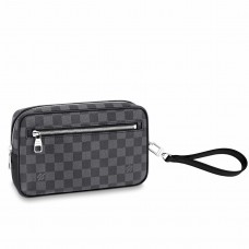 Louis Vuitton Kasai Clutch In Damier Graphite Canvas N41664 Louis Vuitton Kasai Clutch In Damier Graphite Canvas N41664