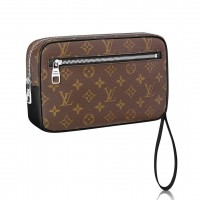 Louis Vuitton Kasai Clutch In Monogram Macassar Canvas M42838 Louis Vuitton Kasai Clutch In Monogram Macassar Canvas M42838