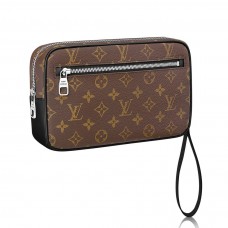 Louis Vuitton Kasai Clutch In Monogram Macassar Canvas M42838 Louis Vuitton Kasai Clutch In Monogram Macassar Canvas M42838