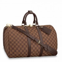 Louis Vuitton Keepall Bandouliere 45 Bag In Damier Ebene Canvas N41428 Louis Vuitton Keepall Bandouliere 45 Bag In Damier Ebene Canvas N41428