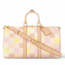 Louis Vuitton Keepall Bandouliere 45 Bag in Damierlicious Canvas N40713 Louis Vuitton Keepall Bandouliere 45 Bag in Damierlicious Canvas N40713