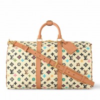 Louis Vuitton Keepall Bandouliere 45 Bag in Monogram Craggy Canvas M25233 Louis Vuitton Keepall Bandouliere 45 Bag in Monogram Craggy Canvas M25233