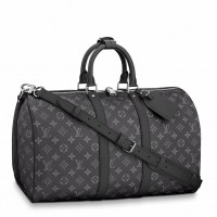 Louis Vuitton Keepall Bandouliere 45 Bag In Monogram Eclipse Canvas M40569 Louis Vuitton Keepall Bandouliere 45 Bag In Monogram Eclipse Canvas M40569