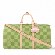 Louis Vuitton Keepall Bandouliere 50 Bag in Damier Golf Canvas N40667 Louis Vuitton Keepall Bandouliere 50 Bag in Damier Golf Canvas N40667