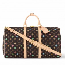Louis Vuitton Keepall Bandouliere 50 Bag in Monogram Craggy Canvas M24901 Louis Vuitton Keepall Bandouliere 50 Bag in Monogram Craggy Canvas M24901