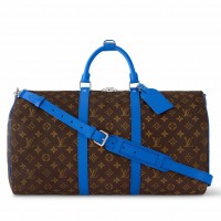 Louis Vuitton Keepall Bandouliere 50 Bag in Monogram Macassar Canvas M46772 Louis Vuitton Keepall Bandouliere 50 Bag in Monogram Macassar Canvas M46772