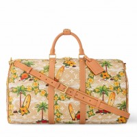 Louis Vuitton Keepall Bandouliere 50 Bag in Monogram Surfin Canvas M25002 Louis Vuitton Keepall Bandouliere 50 Bag in Monogram Surfin Canvas M25002