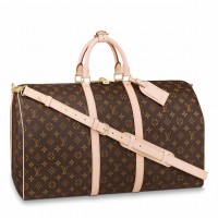 Louis Vuitton Keepall Bandouliere 55 Bag In Monogram Canvas M41414
