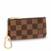 Louis Vuitton Key Pouch In Damier Ebene Canvas N62658 Louis Vuitton Key Pouch In Damier Ebene Canvas N62658