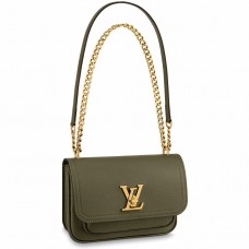 Louis Vuitton Lockme Chain PM Bag In Green Calfskin M57067