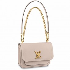 Louis Vuitton Lockme Chain PM Bag In Griege Calfskin M57072