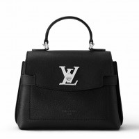 Louis Vuitton Lockme Ever Mini Bag In Black Leather M20997 Louis Vuitton Lockme Ever Mini Bag In Black Leather M20997