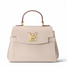 Louis Vuitton Lockme Ever Mini Bag In Greige Leather M21052