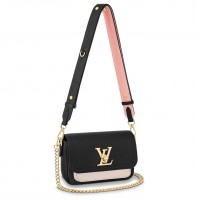 Louis Vuitton Lockme Tender Bag In Black Calfskin M58557 Louis Vuitton Lockme Tender Bag In Black Calfskin M58557