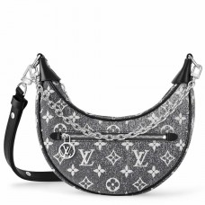 Louis Vuitton Loop Bag In Grey Monogram Denim M21752 Louis Vuitton Loop Bag In Grey Monogram Denim M21752
