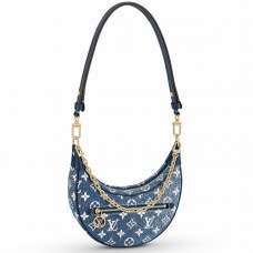 Louis Vuitton Loop Bag In Monogram Denim M81166 Louis Vuitton Loop Bag In Monogram Denim M81166