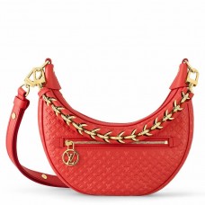 Louis Vuitton Loop Bag In Red Monogram Empreinte Leather M22594