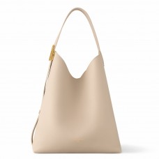 Louis Vuitton Low Key Hobo MM Bag in Sand Leather M25022