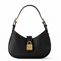 Louis Vuitton Low Key Shoulder Bag in Grained Leather M24611 Louis Vuitton Low Key Shoulder Bag in Grained Leather M24611