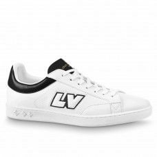 Louis Vuitton Luxembourg Sneakers with Black Leather Heel Louis Vuitton Luxembourg Sneakers with Black Leather Heel