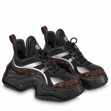 Louis Vuitton LV Archlight 2.0 Platform Sneakers In Black Materials Louis Vuitton LV Archlight 2.0 Platform Sneakers In Black Materials