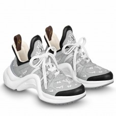 Louis Vuitton LV Archlight Sneakers In Grey Mahina Leather Louis Vuitton LV Archlight Sneakers In Grey Mahina Leather