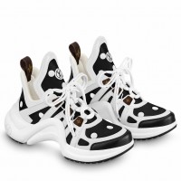 Louis Vuitton LV Archlight Sneakers in Satin Printed with Polka Dots