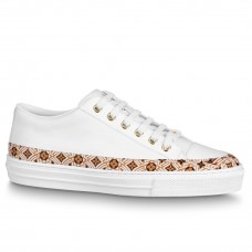 Louis Vuitton LV Crafty Stellar Sneakers In White Leather Louis Vuitton LV Crafty Stellar Sneakers In White Leather