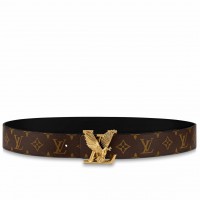 Louis Vuitton LV Dove 40MM Reversible Belt In Monogram Canvas M0577T Louis Vuitton LV Dove 40MM Reversible Belt In Monogram Canvas M0577T