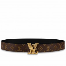 Louis Vuitton LV Dove 40MM Reversible Belt In Monogram Canvas M0577T Louis Vuitton LV Dove 40MM Reversible Belt In Monogram Canvas M0577T