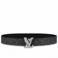 Louis Vuitton LV Dove 40MM Reversible Belt In Monogram Eclipse Canvas M0576V Louis Vuitton LV Dove 40MM Reversible Belt In Monogram Eclipse Canvas M0576V