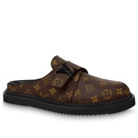 Louis Vuitton LV Easy Mules In Monogram Canvas Louis Vuitton LV Easy Mules In Monogram Canvas