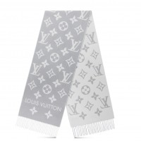 Louis Vuitton LV Essential Scarf In Grey Wool M77727