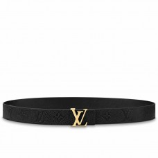 Louis Vuitton LV Iconic 30mm Reversible Belt In Monogram Empreinte Leather M0328V
