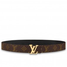 Louis Vuitton LV Initiales 30MM Reversible Belt in Monogram Canvas M0565V