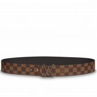 Louis Vuitton LV Initiales 40MM Belt In Damier Ebene Canvas M9807S Louis Vuitton LV Initiales 40MM Belt In Damier Ebene Canvas M9807S