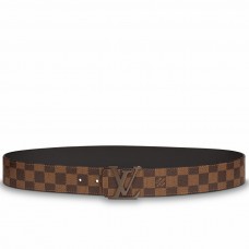Louis Vuitton LV Initiales 40MM Belt In Damier Ebene Canvas M9807S Louis Vuitton LV Initiales 40MM Belt In Damier Ebene Canvas M9807S