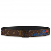 Louis Vuitton LV Initiales 40mm Belt In Monogram Canvas M0161U Louis Vuitton LV Initiales 40mm Belt In Monogram Canvas M0161U