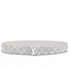 Louis Vuitton LV Initiales 40MM Reversible Belt Damier Salt MP300V Louis Vuitton LV Initiales 40MM Reversible Belt Damier Salt MP300V