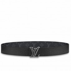 Louis Vuitton LV Initiales Reversible 40MM Belt In Taiga Leather M0157V Louis Vuitton LV Initiales Reversible 40MM Belt In Taiga Leather M0157V
