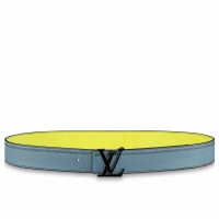 Louis Vuitton LV Initials Colour Blocks 40mm Reversible Belt M0526T Louis Vuitton LV Initials Colour Blocks 40mm Reversible Belt M0526T