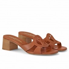 Louis Vuitton LV Isola Slides 45mm in Brown Calfskin Louis Vuitton LV Isola Slides 45mm in Brown Calfskin