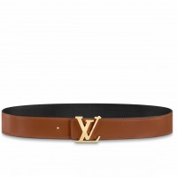 Louis Vuitton LV Rays 40mm Reversible Belt In Brown Leather M0630V Louis Vuitton LV Rays 40mm Reversible Belt In Brown Leather M0630V