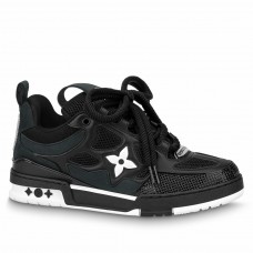 Louis Vuitton LV Skate Sneakers in Black Mix Materials Louis Vuitton LV Skate Sneakers in Black Mix Materials