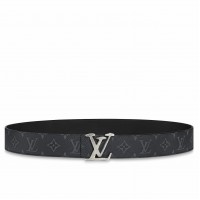 Louis Vuitton LV Tag 40mm Reversible Belt In Monogram Eclipse Canvas M0367V Louis Vuitton LV Tag 40mm Reversible Belt In Monogram Eclipse Canvas M0367V