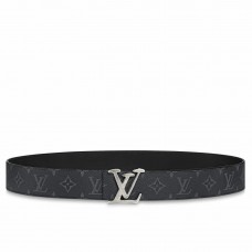 Louis Vuitton LV Tag 40mm Reversible Belt In Monogram Eclipse Canvas M0367V Louis Vuitton LV Tag 40mm Reversible Belt In Monogram Eclipse Canvas M0367V