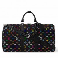 Louis Vuitton LV x TM Keepall Bandouliere 50 in Monogram Multicolored Canvas M13745 Louis Vuitton LV x TM Keepall Bandouliere 50 in Monogram Multicolored Canvas M13745