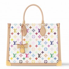 Louis Vuitton LV x TM OnTheGo MM Bag in Monogram Multicolored Canvas M13079 Louis Vuitton LV x TM OnTheGo MM Bag in Monogram Multicolored Canvas M13079